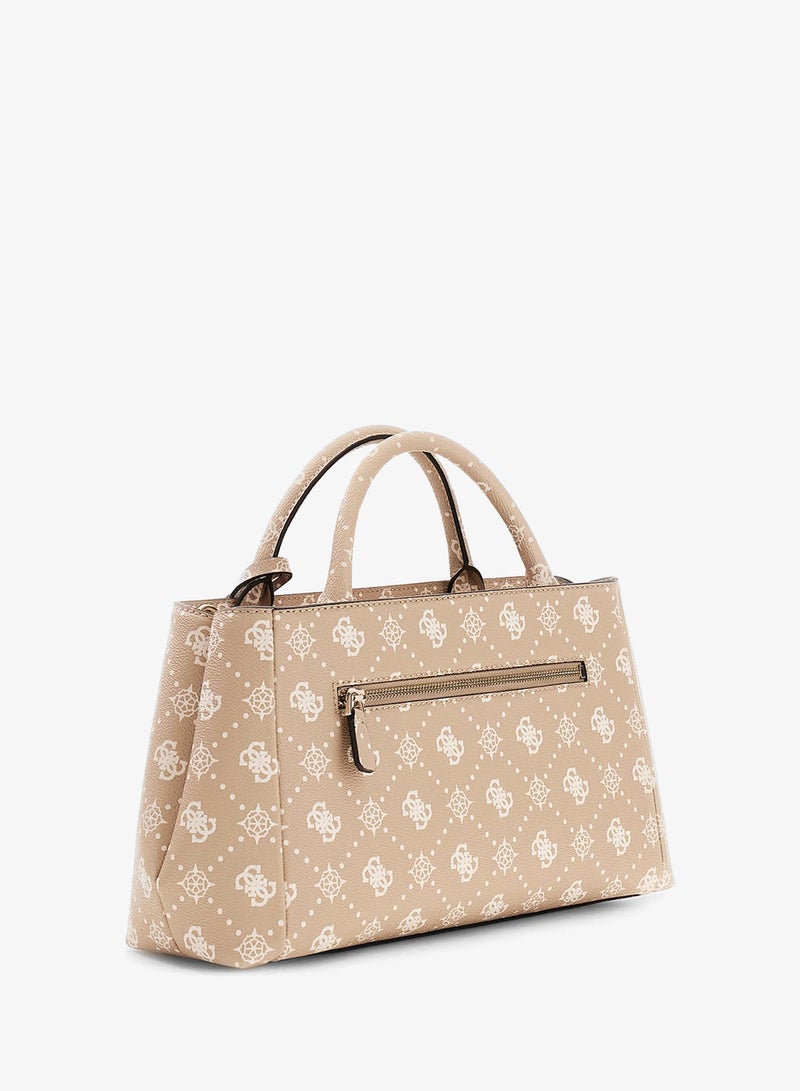 GUESS Carrie Logo Girlfriend Satchel Bag - Image 2